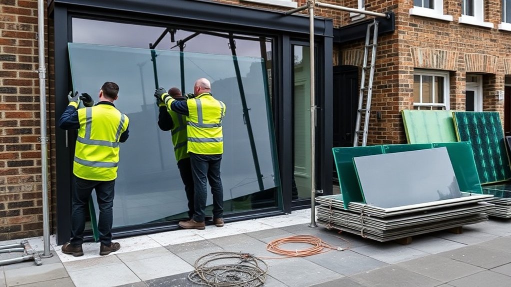 Low-E Glass Installation Hanwell