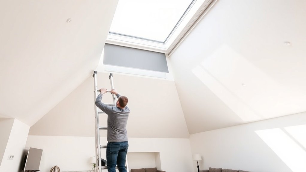 Skylight Blinds Installation Hanwell